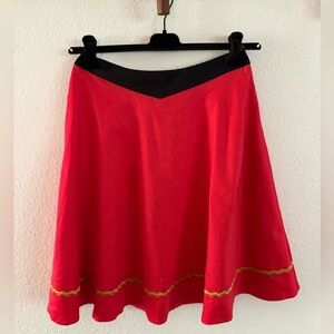 Her Universe, 2016 Star Trek TOS Uniform Red Skirt, Size M